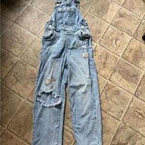 Maurices Light Blue Kids One Piece Overalls
